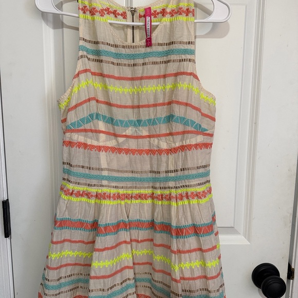 Plenty by Tracy Reese Striped Sunglow Dress Size 10 Anthropologie - Picture 2 of 7